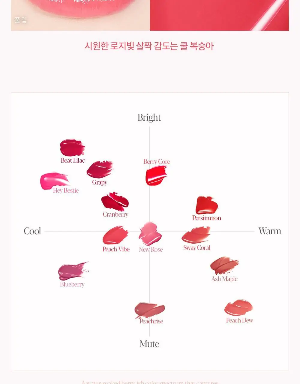 [신규컬러] 에스쁘아 노웨어 립스틱 바밍 글로우 3g 17 colors 상세페이지 65